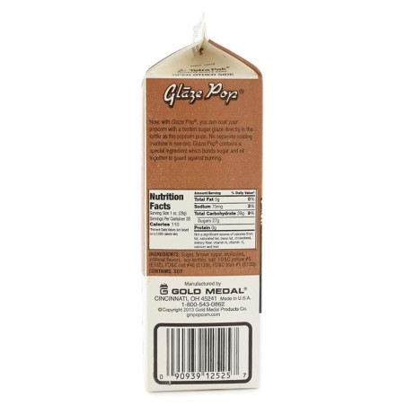 Glaze Pop con Sabor a Caramelo de 28 Onzas GOLD MEDAL 2525