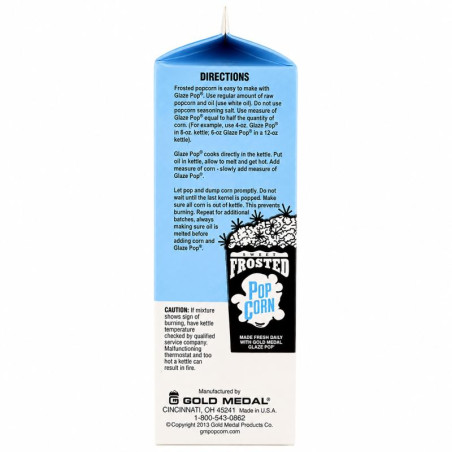 Glaze Pop de 28 Onzas de Color Frambuesa Azul GOLD MEDAL 2524