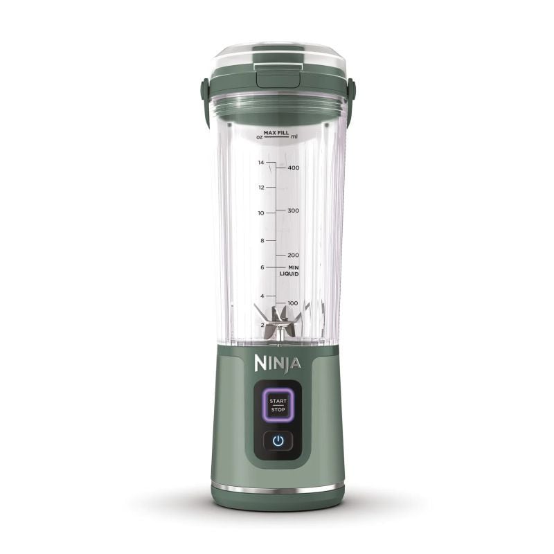 Licuadora Personal Portatil Recargable USB-C de 18 Onzas Verde Ninja BC151EM NINJA BC151EM