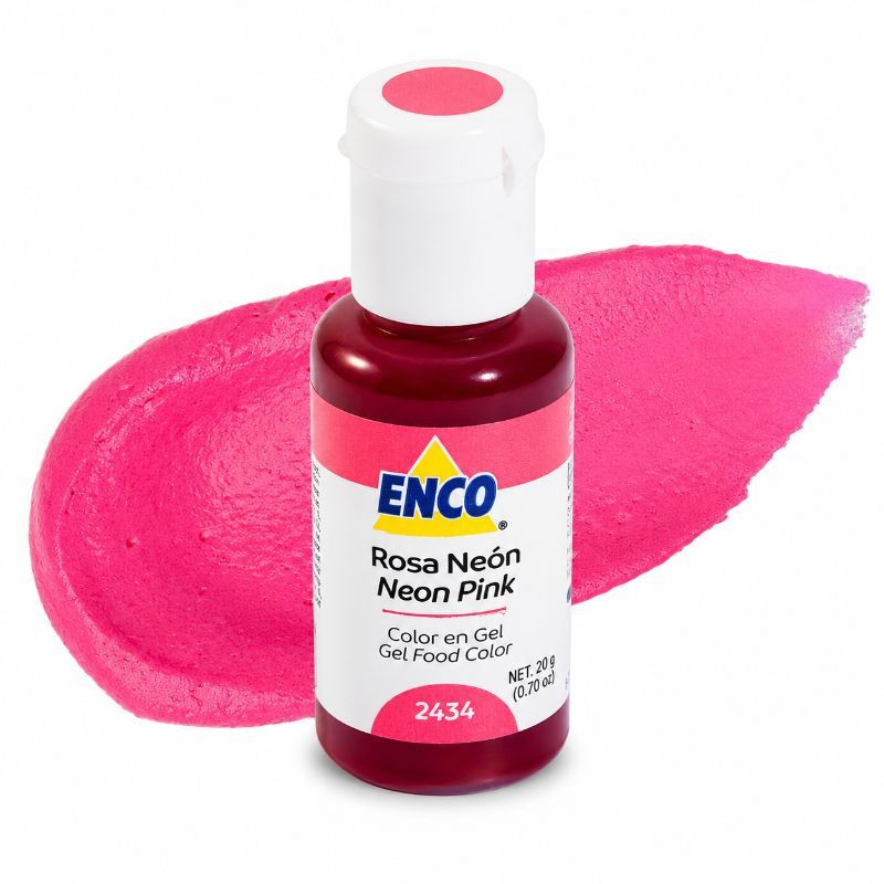 Colorante en Gel Rosa Neon 20 gramos ENCO 2434/1227