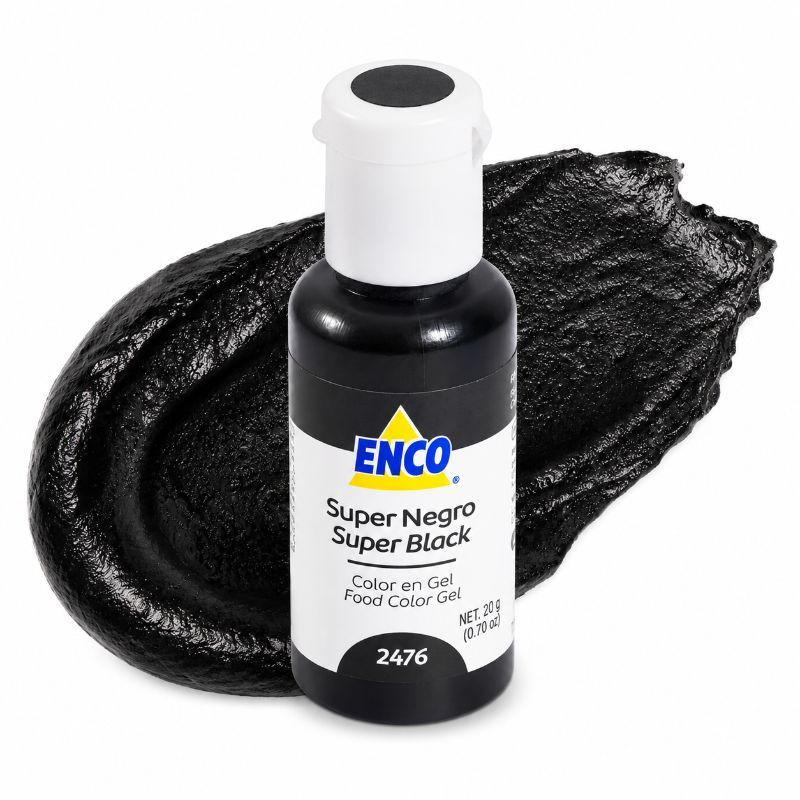 Colorante en Gel Super Negro 20 gramos ENCO 2476/1208