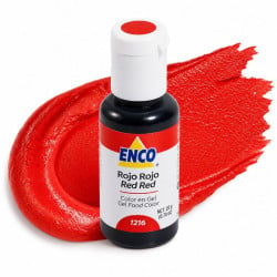 Colorante en Gel Rojo Rojo 20 gramos ENCO 1216/1205