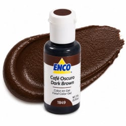 Colorante en Gel Cafe Oscuro 20 gramos ENCO 1849/1202