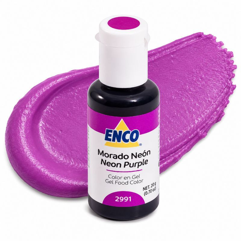 Colorante en Gel Morado Neon 20 gramos ENCO 2991/1225
