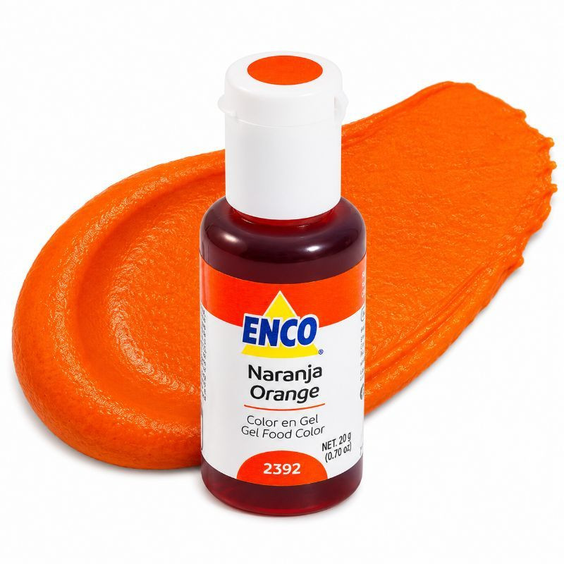 Colorante en Gel Naranja 20 gramos ENCO 2392/1204