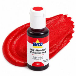 Colorante en Gel Rojo Navidad 40 gramos ENCO 1521/1235