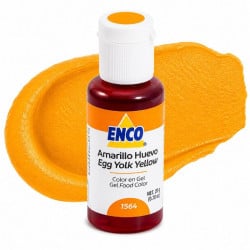 Colorante en Gel Amarillo Huevo 20 gramos ENCO 1564/1222