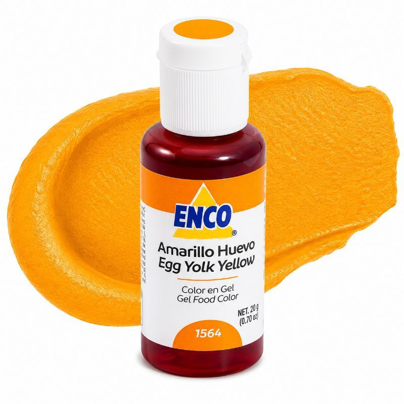 Colorante en Gel Amarillo Huevo 20 gramos ENCO 1564/1222