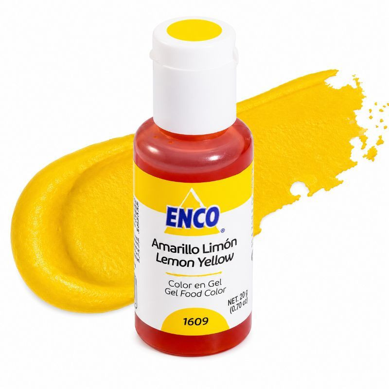 Colorante en Gel Amarillo Limon 20 gramos ENCO 1609/1199