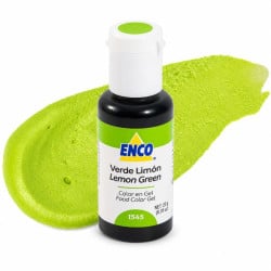 Colorante en Gel Verde Limon 20 gramos ENCO 1545/1210