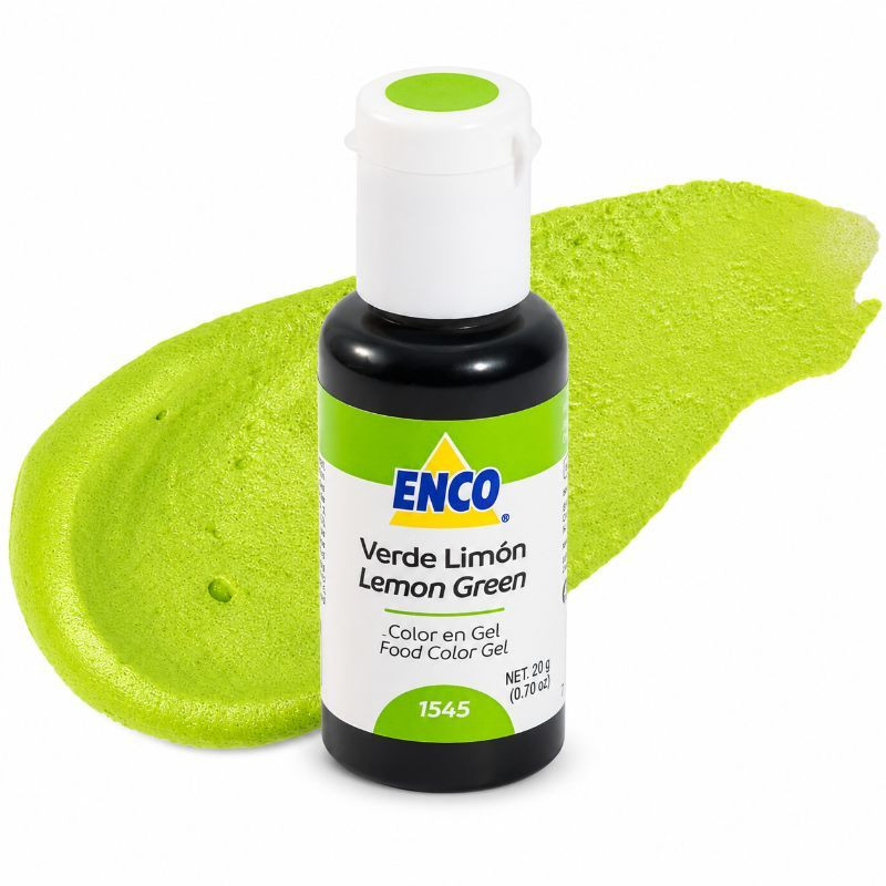 Colorante en Gel Verde Limon 20 gramos ENCO 1545/1210