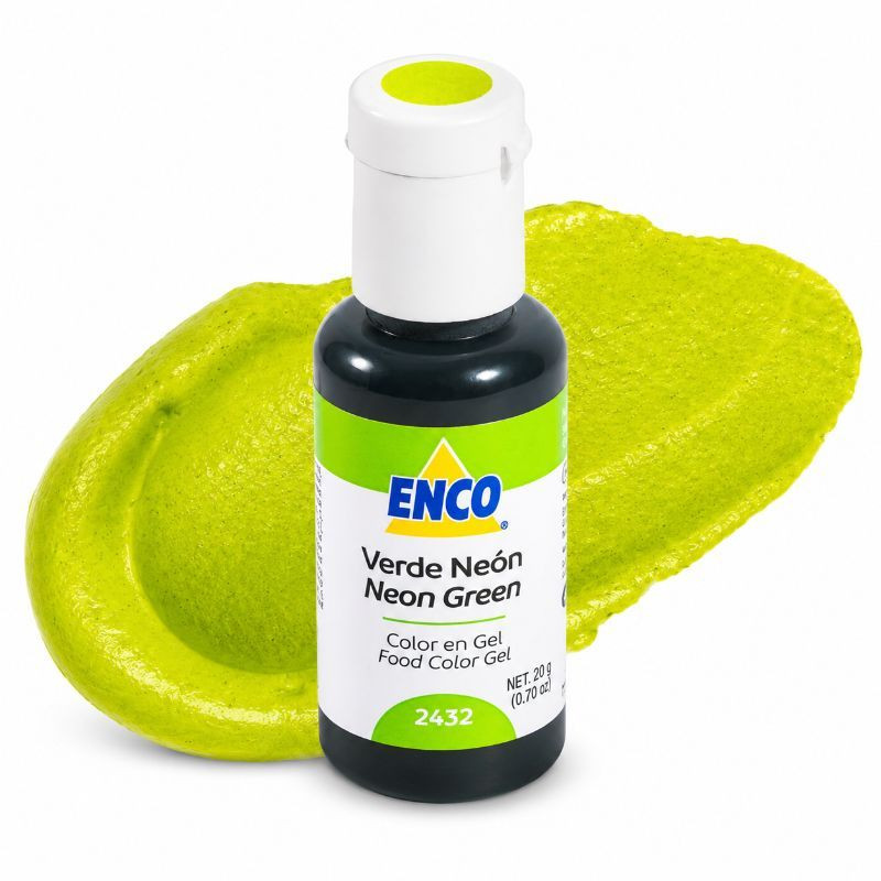 Colorante en Gel Verde Neon 20 gramos ENCO 2432/1229