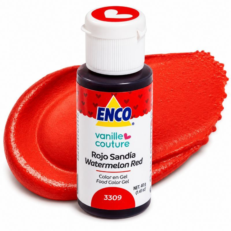 Colorante en Gel Rojo Sandia 40 gramos ENCO 3309/1331