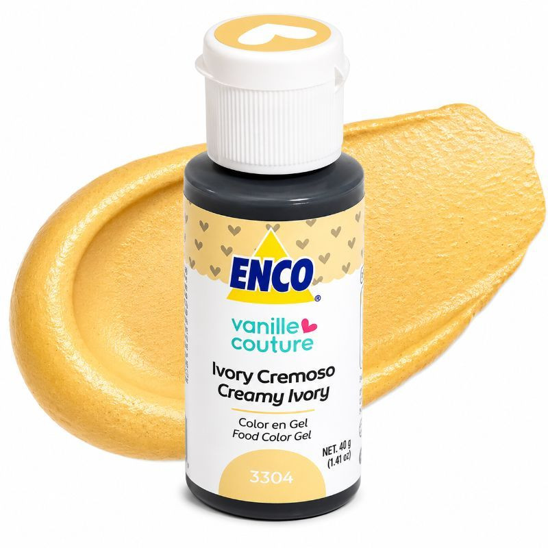 Colorante en Gel Ivory Cremoso 40 gramos ENCO 3304/1329