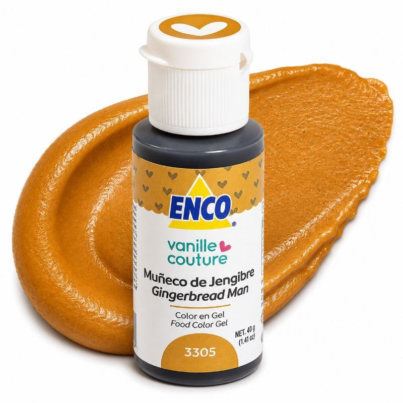 Colorante en Gel Hombre de Jengibre 40 gramos ENCO 3305/1339