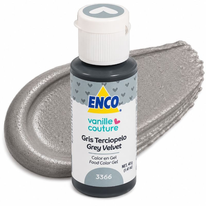Colorante en Gel Gris Terciopelo 40 gramos ENCO 3366/2044