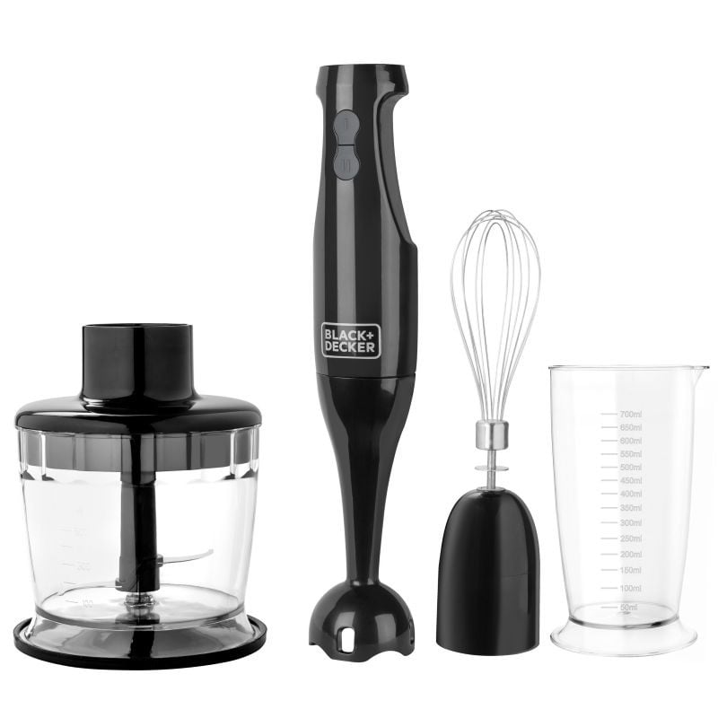 Licuadora de Inmersion 3 en 1 200 W Negra BLACK DECKER HB2800B