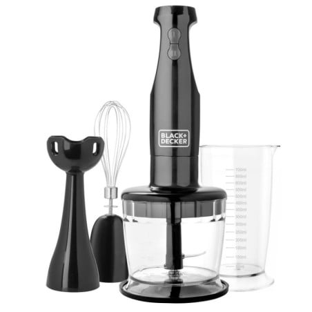 Licuadora de Inmersion 3 en 1 200 W Negra BLACK DECKER HB2800B