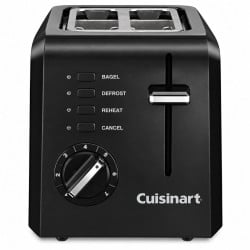 Tostador Compacto para 2 Rebanadas Negro CUISINART CPT-122BK