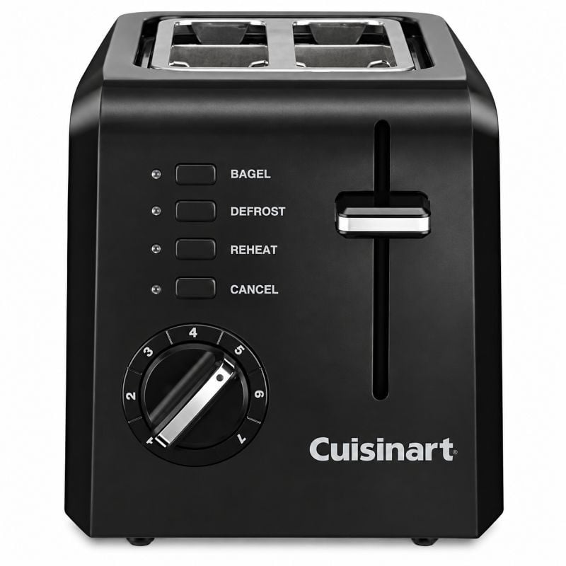 Tostador Compacto para 2 Rebanadas Negro CUISINART CPT-122BK