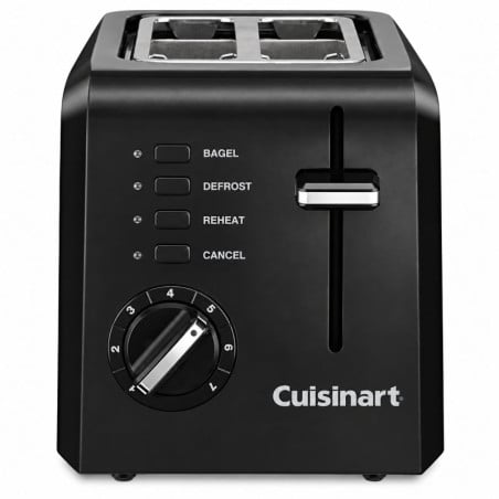 Tostador Compacto para 2 Rebanadas Negro CUISINART CPT-122BK