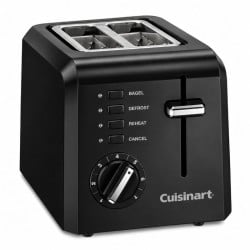 Tostador Compacto para 2 Rebanadas Negro CUISINART CPT-122BK 2