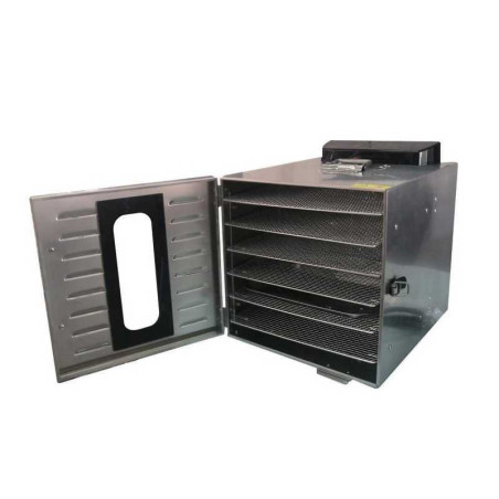Deshidratador de Alimentos Acero Inoxidable 6 Bandejas QUANTUM PRO 9890176