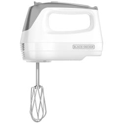 Batidora de Mano BLACK DECKER MX1500W Blanca, 175W, 5 Velocidades, Potencia Optima BLACK DECKER MX1500W