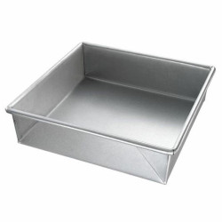 Molde de Aluminio Cuadrado de 34 x 34 x 7 Centimetros TIPS 0103