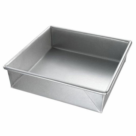 Molde de Aluminio Cuadrado de 34 x 34 x 7 Centimetros TIPS 0103