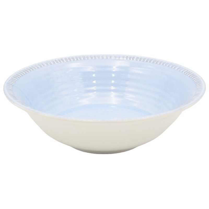 Bowl Redondo de Melamina de 8 Pulgadas de Color Celeste MASTER CHEF C487-LB