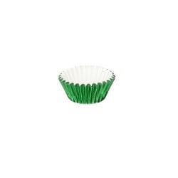 Capsulas para Cupcakes de Aluminio , Tamano Estandar de Color Verde con 48 Unidades FOX RUN BRANDS 6951