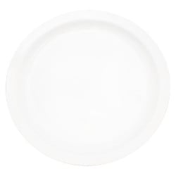 Plato Redondo de Melamina de 10 Pulgadas de Color Beige MASTER CHEF V-3-TAN
