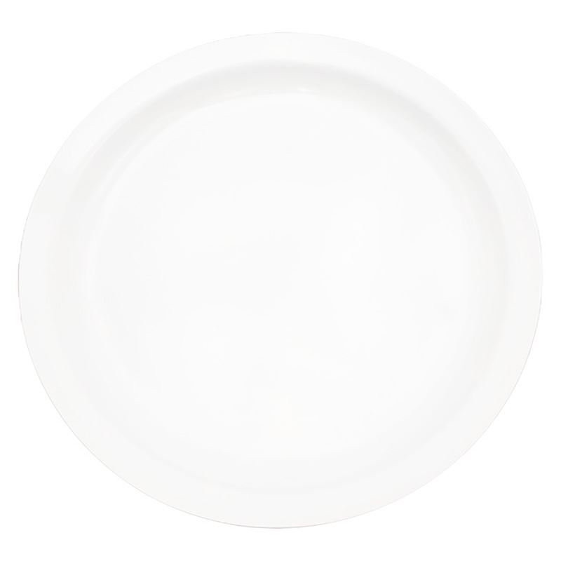 Plato Redondo de Melamina de 10 Pulgadas de Color Beige MASTER CHEF V-3-TAN
