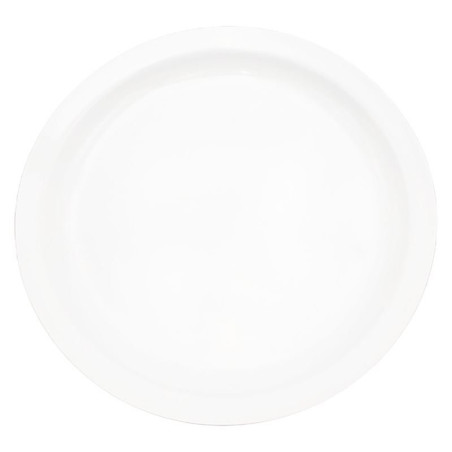 Plato Redondo de Melamina de 10 Pulgadas de Color Beige MASTER CHEF V-3-TAN