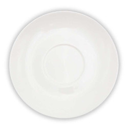 Plato para Taza Apilable de Porcelana 5.75 Pulgadas Blanco ARNI S2529