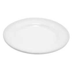 Plato Redondo Blanco de Melamina de 10 Pulgadas MASTER CHEF B028