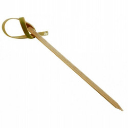 Pincho de Bambu de Nudo 12 Centimetros, Paquete de 50 Unidades TIPS ARK25-93