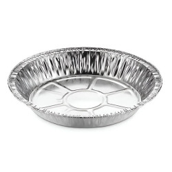 Molde para Pie de Aluminio Desechable con Tapa de 9 Pulgadas, Paquete 125 Unidades TIPS D-217-01