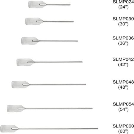 Paleta Mezcladora de Acero Inoxidable de 48 Pulgadas de Largo. THUNDER SLMP048
