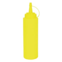 Botella de Salsas de Color Amarillo de 460 Mililitros MASTER CHEF 6123-YE