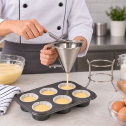 Dispensador de Pancakes de Acero Inoxidable con Soporte KING METAL PF16S 2