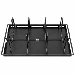 Bandeja Antiadherente de Acero Inoxidable para Asar 8 Pollos UNOX GRP825