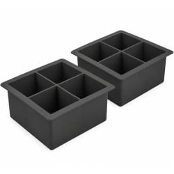 Bandeja Elements de Cubos de Hielo XL Gris Carbon TOVOLO 61-30695