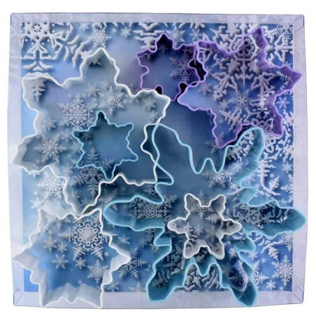 Cortador para Galletas Navidenas Snowflame, Set de 7 Unidades R Y M 1894