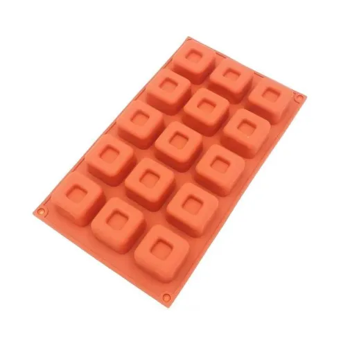 Molde de Silicon Figura de Cuadritos, 15 Cavidades MASTER CHEF 0760706