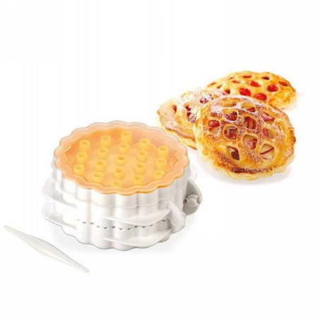 Molde Cortador con Patrones de Enrejado, Set 3 Tipos TESCOMA 630881