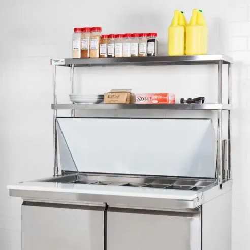 Mesa de Preparacion Mega Top de 2 Puertas de Acero Inoxidable 150 Centimetros U-STAR SCLM2-60-E-HC