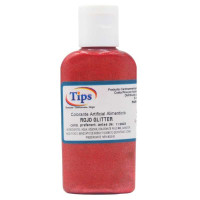 Colorante en Gel Rojo Glitter de 60 Mililitros ASTEK CG525