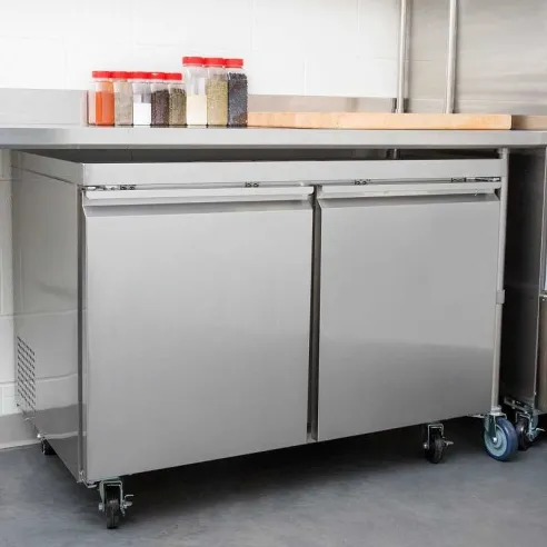 Mesa Undercounter de Congelacion 2 Puertas de Acero Inoxidable 48 Pulgadas U-STAR UUC-48F-E-HC